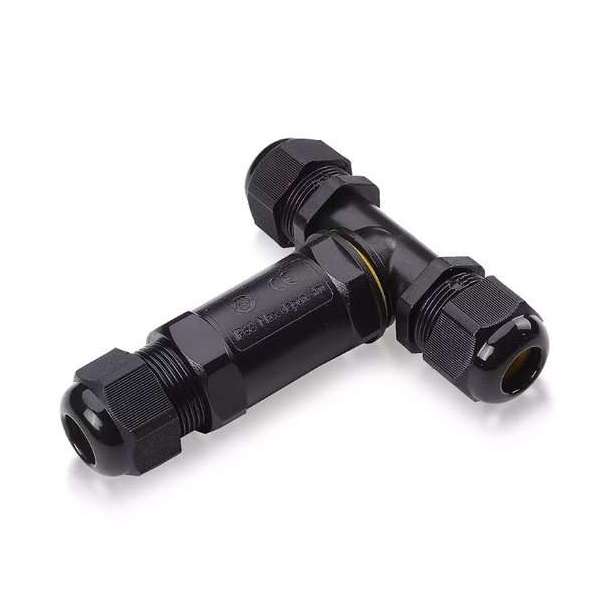 T-splitter met kroonsteentje - Premium - IP68 waterdicht T-splitter met kroonsteentje - Premium - IP68 waterdicht