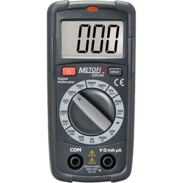 Metofix Multimeter em300 digitaal Metofix Multimeter em300 digitaal
