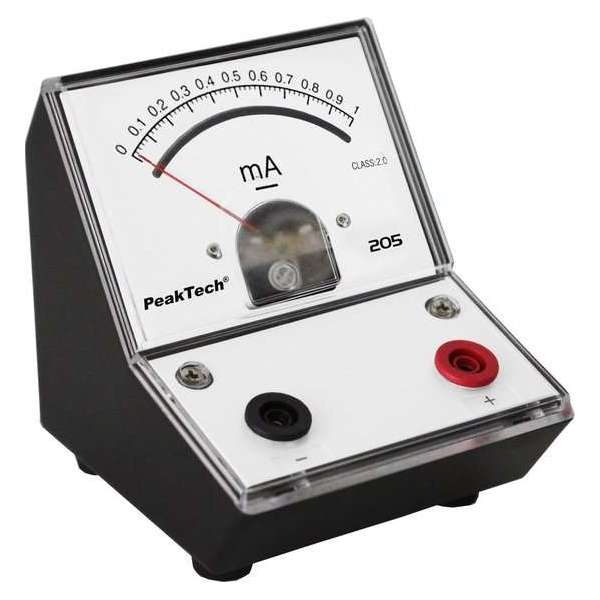 PeakTech 205-03 Analoog Instrument - 0...1mA DC PeakTech 205-03 Analoog Instrument - 0...1mA DC
