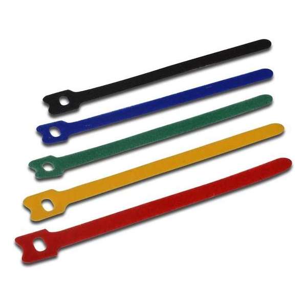 DIGITUS Kabelbinder-Set, Klettversion, verschiedenfarbig DIGITUS Kabelbinder-Set, Klettversion, verschiedenfarbig