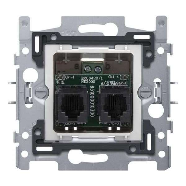 NIKO Wandcontactdoos 170-09090 | tbv ADSL