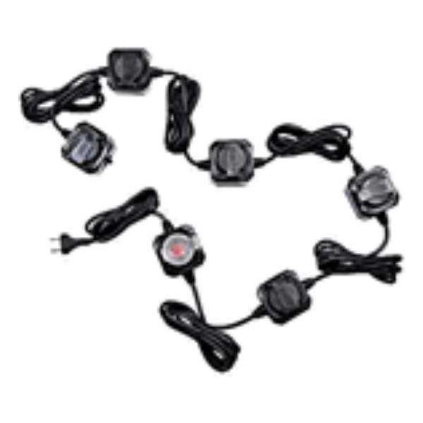 Interlight Tuinkabel 5vdg spiescont.ds 11,5m Aan/uit Schakelaar - 16A Beveiliging - 5 contactdozen - inclusief 5 montage spiezen Interlight Tuinkabel 5vdg spiescont.ds 11,5m Aan/uit Schakelaar - 16A Beveiliging - 5 contactdozen - inclusief 5 montage spiezen