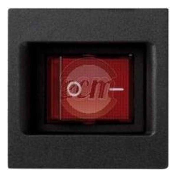 Schakelaar ON/OFF in K45 plaat - Bipolaire Koppeling met Verlichting - 4 pins Schakelaar ON/OFF in K45 plaat - Bipolaire Koppeling met Verlichting - 4 pins