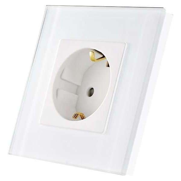 THORN Stopcontact met glasframe wit THORN Stopcontact met glasframe wit