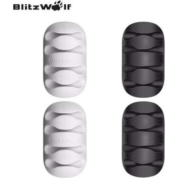 XL Kabelmanagement Kabelclips – Multifunctionele TPU kabelhouders – Zwart/wit XL Kabelmanagement Kabelclips – Multifunctionele TPU kabelhouders – Zwart/wit
