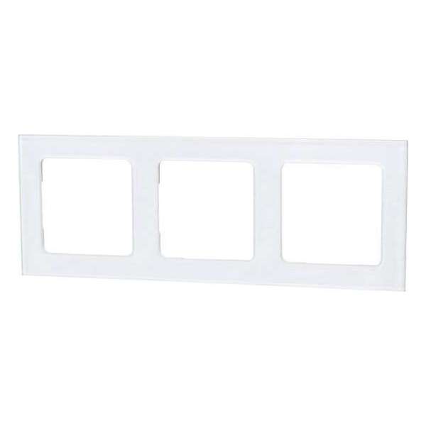 Afdekraam - Aigi Jura - 3-voudig - Vierkant - Glas - Wit - BSE Afdekraam - Aigi Jura - 3-voudig - Vierkant - Glas - Wit - BSE