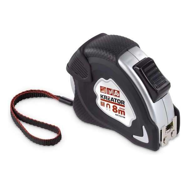 Kreator KRT702108 Rolmaat - 8m - aluminium Kreator KRT702108 Rolmaat - 8m - aluminium