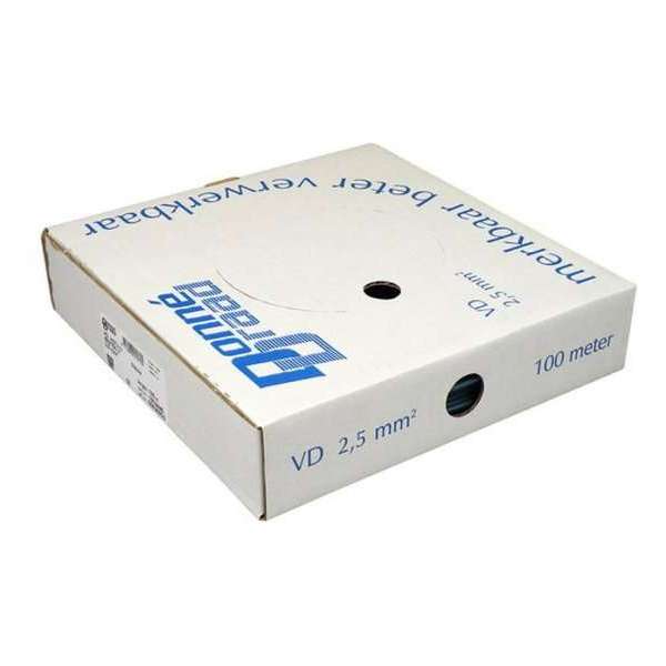 Donne VD Eca - Installatiedraad VD 2,5mm2 Geel/Groen - doos 100m Donne VD Eca - Installatiedraad VD 2,5mm2 Geel/Groen - doos 100m