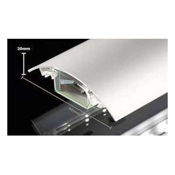 Alunovo ED90-050 Kabelgoot (l x b x h) 500 x 80 x 20 mm RVS (geborsteld) 1 stuk(s) Alunovo ED90-050 Kabelgoot (l x b x h) 500 x 80 x 20 mm RVS (geborsteld) 1 stuk(s)