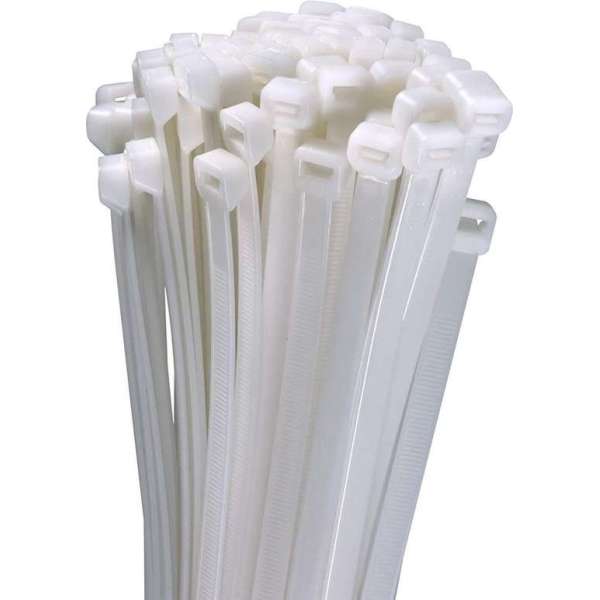 500 stuks kabelbinders - tyraps wit 3,6 x 350mm 500 stuks kabelbinders - tyraps wit 3,6 x 350mm