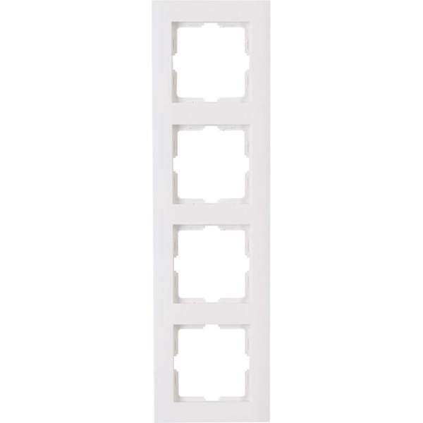 KOPP - Afdekraam - Athenis - 4-voudig - Helder Glans Wit KOPP - Afdekraam - Athenis - 4-voudig - Helder Glans Wit