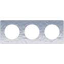 Afdekraam Odace Touch 3V - Gehamerd Aluminium - Schneider Electric - S520806K