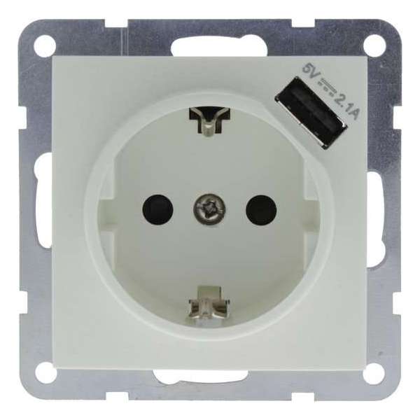 Q-Link S2 contactdoos – inbouw – 1–voudig – randaarde – polarwit Q-Link S2 contactdoos – inbouw – 1–voudig – randaarde – polarwit