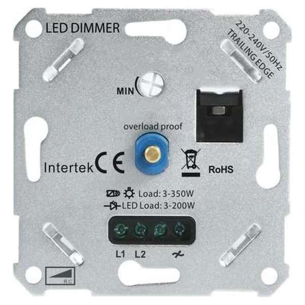 Universele LED dimmer 3-200W | Fase afsnijding Universele LED dimmer 3-200W | Fase afsnijding
