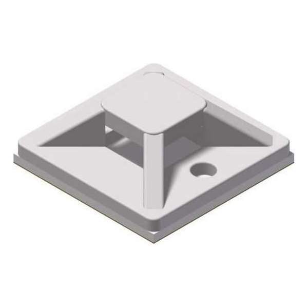 Tie-Wrap Kabelbinderhouder 40x40 mm 100 Stuks Zelfklevend Wit Tie-Wrap Kabelbinderhouder 40x40 mm 100 Stuks Zelfklevend Wit