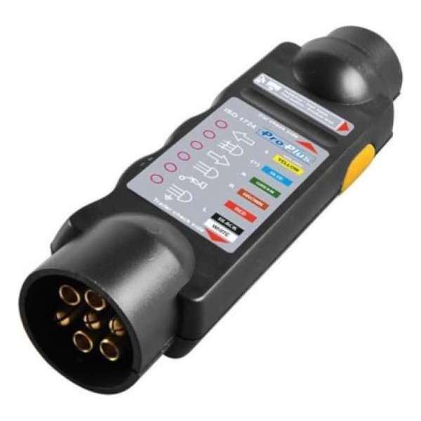 Q-Parts Stekkertester 7-polig 12V in blister Q-Parts Stekkertester 7-polig 12V in blister
