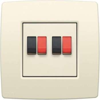 Niko - Audio stopcontact dubbel cream - 100-69700