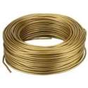 100 meter VMVS Huishoudsnoer - Speakerkabel - 2x0,75qmm - Rond - Brons