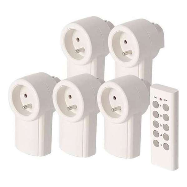 SCS SENTINEL Set van 5 afstandsbedieningsuitgangen 2300 W SCS SENTINEL Set van 5 afstandsbedieningsuitgangen 2300 W