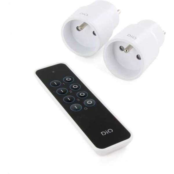 DiO Kit met 2 nano stekkers en afstandbediening 2300W wit DiO Kit met 2 nano stekkers en afstandbediening 2300W wit