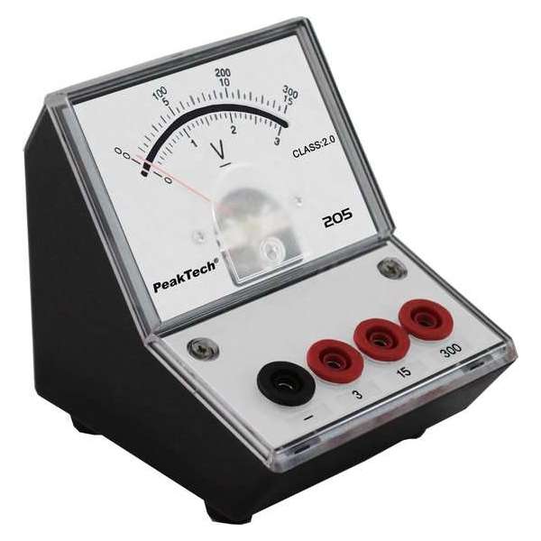 PeakTech 205-07 Analog Instrument - 0...3V/15V/300V DC PeakTech 205-07 Analog Instrument - 0...3V/15V/300V DC