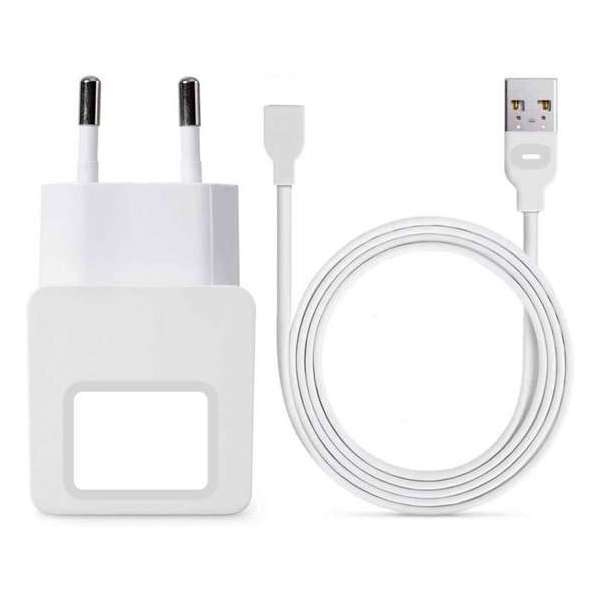 S&C - 8 pins oplaadkabel en USB wandlader adaptor lightning wit S&C - 8 pins oplaadkabel en USB wandlader adaptor lightning wit