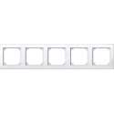 Afdekraam M-Smart 5V - Kunststof Polarwit - Systeem M - Schneider Electric - 478519