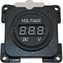 Voltmeter 10-30 V Presto zwart