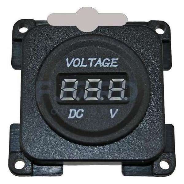 Voltmeter 10-30 V Presto zwart Voltmeter 10-30 V Presto zwart