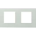THORN Glasframe voor  plaatsen van 2 push schakelaars of componenten zoals stopcontact