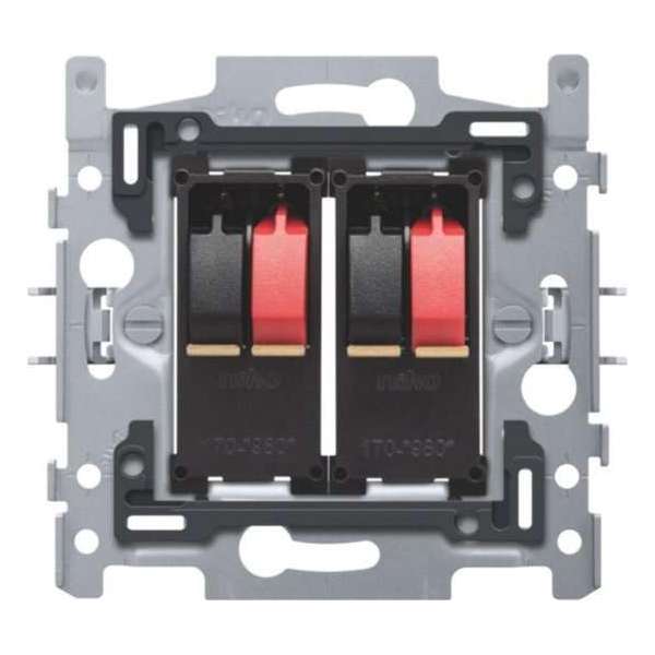 Niko - Sokkel audio stopcontact dubbel - 170-09700 Niko - Sokkel audio stopcontact dubbel - 170-09700