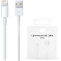 Apple iphone en ipad - 8 pins oplaadkabel lightning wit 1 meter