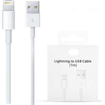 Apple iphone en ipad - 8 pins oplaadkabel lightning wit 1 meter