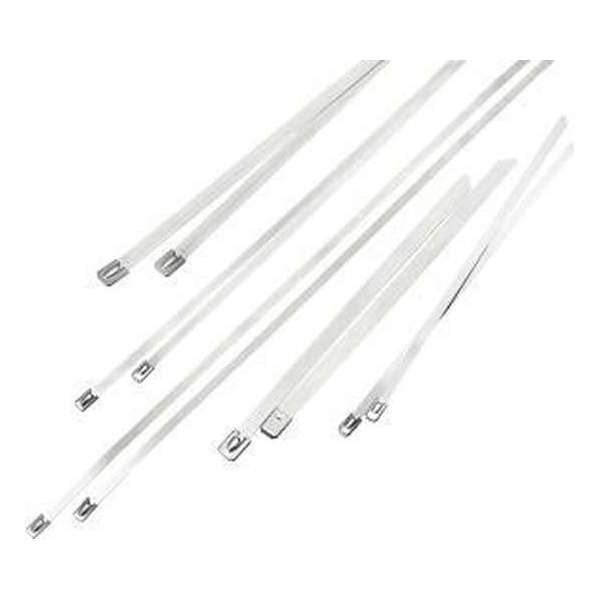 Metalen RVS Tie Wrap - 4,6 x 360 mm - 100 stuks Metalen RVS Tie Wrap - 4,6 x 360 mm - 100 stuks