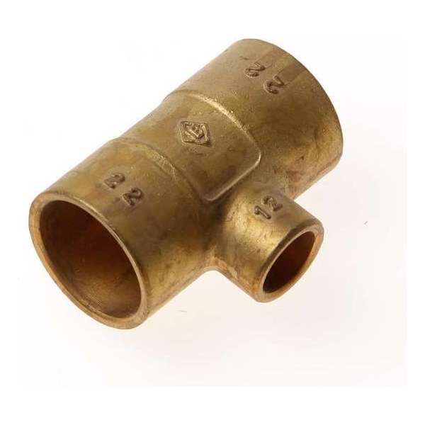 DPS Verloop t-stuk 22 x 12 x 22mm DPS Verloop t-stuk 22 x 12 x 22mm