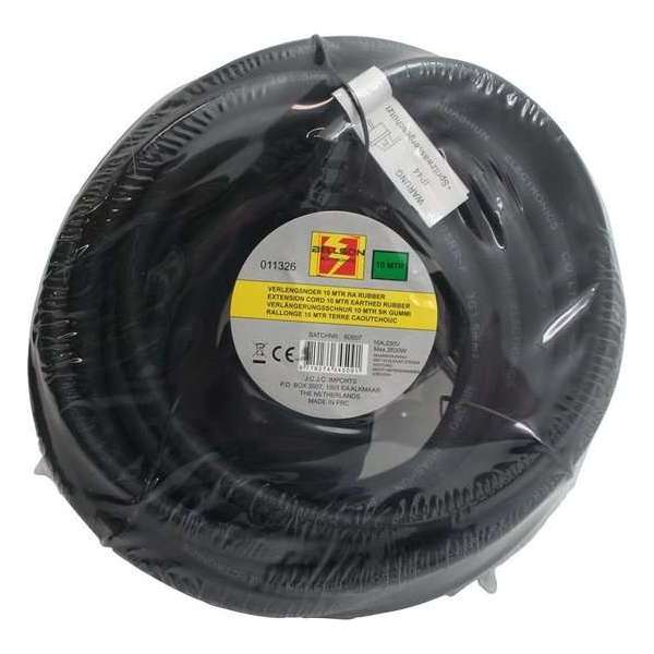 Verlengsnoer Rubber Met Randaarde 10 Meter Verlengsnoer Rubber Met Randaarde 10 Meter