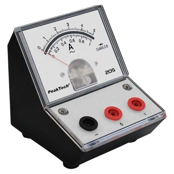 PeakTech 205-09 Analoog Instrument - 0...1A/5A AC PeakTech 205-09 Analoog Instrument - 0...1A/5A AC