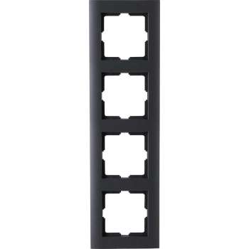 KOPP - Afdekraam - Athenis - 4-voudig - Mat Antraciet
