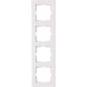 KOPP - Afdekraam - Athenis - 4-voudig - Helder Glans Wit - BES LED