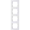 KOPP - Afdekraam - Paris - 4-voudig - Arctic Glans Wit - BES LED