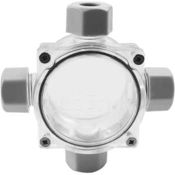 Waterdichte kabeldoos - 4 voudig - IP68 - Transparant