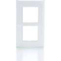 BTICINO Living Light - afdekplaat - 2V - verticaal - aqua