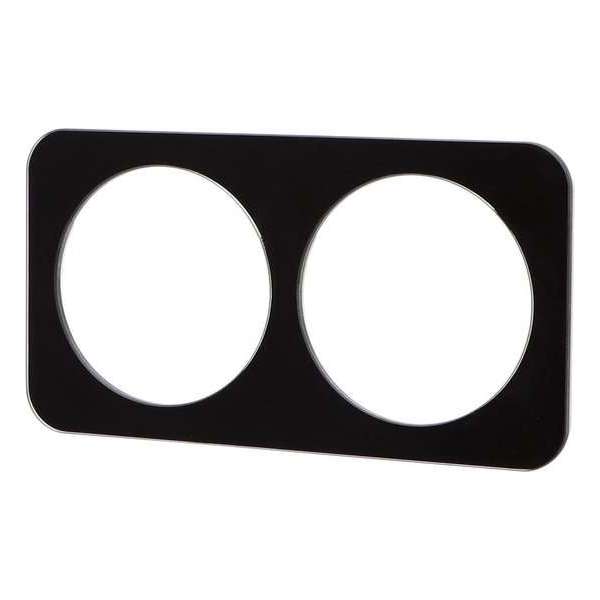 Afdekraam - Igory Jura - 2-voudig - Rond - Glas - Zwart Afdekraam - Igory Jura - 2-voudig - Rond - Glas - Zwart