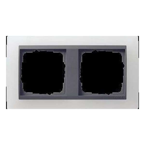 GIRA AFDEKR 2-V ANT/WIT EV GIRA AFDEKR 2-V ANT/WIT EV