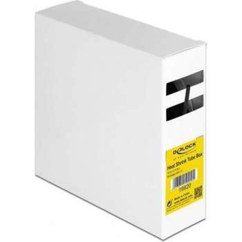 DeLOCK Krimpkous 15m - 2,4mm naar 1,2mm - 1 stuk / zwart