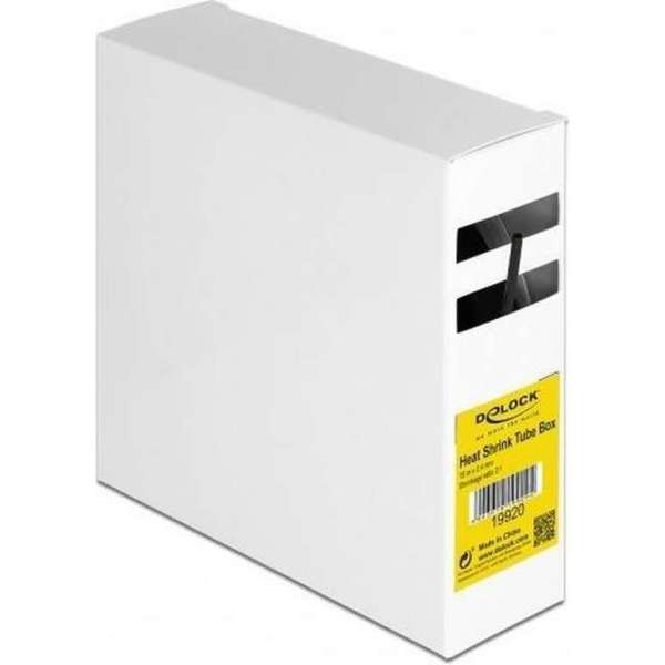DeLOCK Krimpkous 15m - 2,4mm naar 1,2mm - 1 stuk / zwart DeLOCK Krimpkous 15m - 2,4mm naar 1,2mm - 1 stuk / zwart