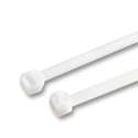 Set van 150 dikke tie wraps (kabelbinders wit), 7.8x370 mm