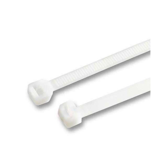 Set van 150 dikke tie wraps (kabelbinders wit), 7.8x370 mm Set van 150 dikke tie wraps (kabelbinders wit), 7.8x370 mm