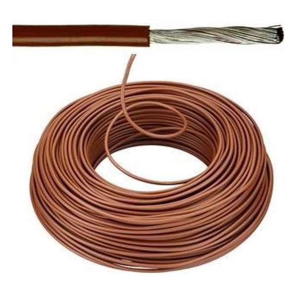 VOBst draad 1,5 mm² - bruin (H07V-K) - VOBST15BR VOBst draad 1,5 mm² - bruin (H07V-K) - VOBST15BR
