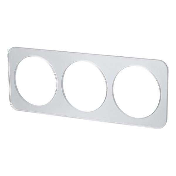 Afdekraam - Aigi Jura - 3-voudig - Rond - Glas - Zilver Afdekraam - Aigi Jura - 3-voudig - Rond - Glas - Zilver